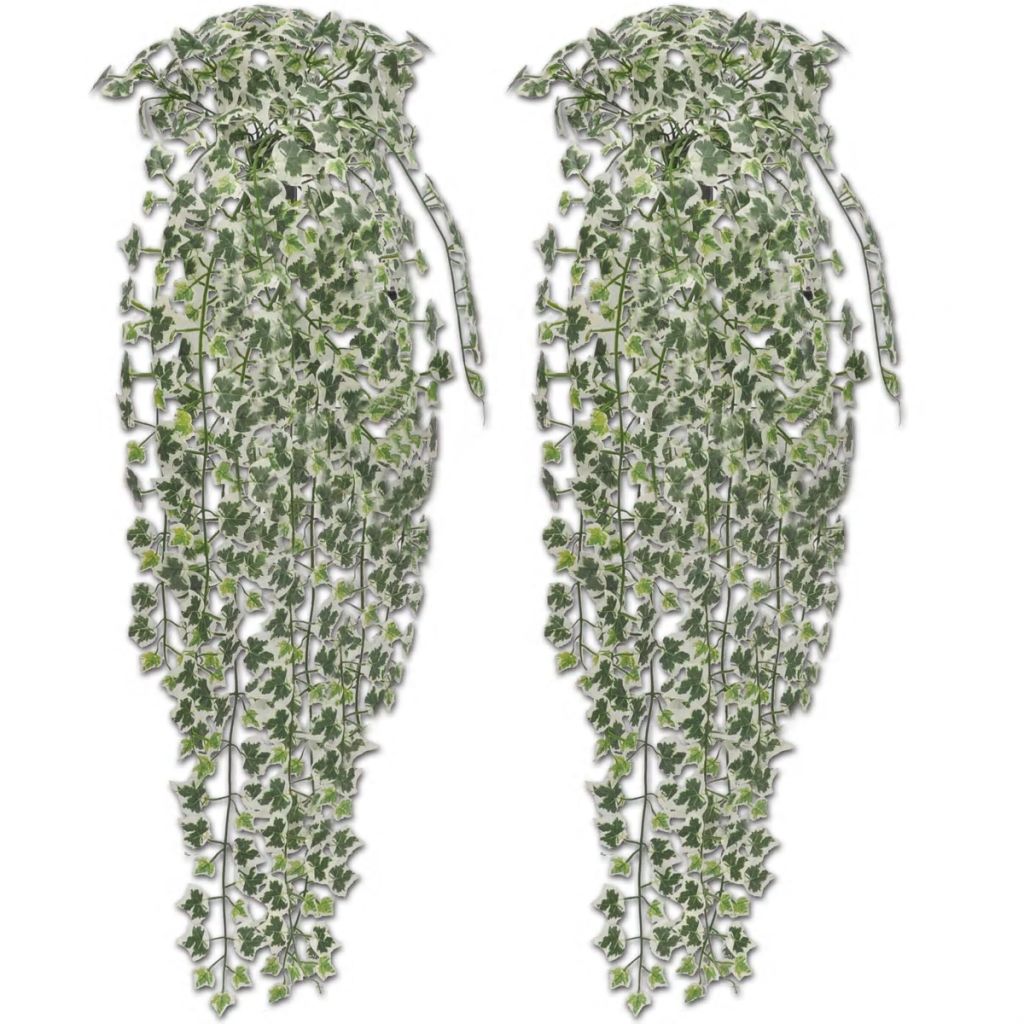 2 pcs Green Artificial Ivy Bush 35"